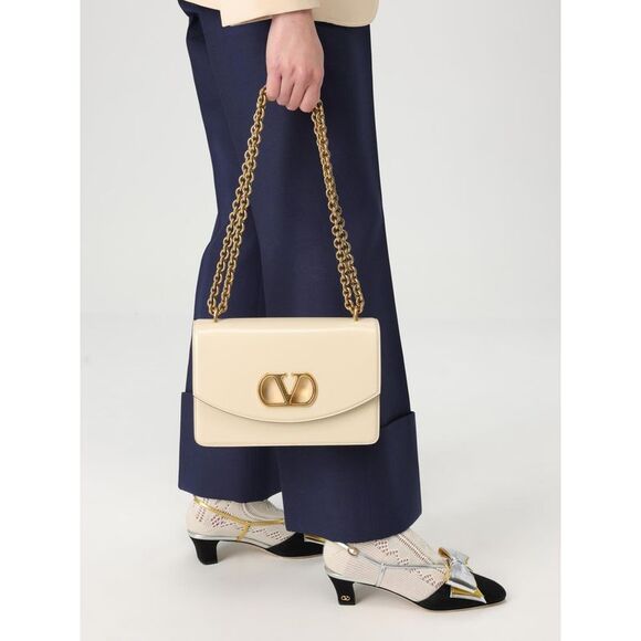 Valentino Garavani Shoulder bag woman Women Yellow Cream Shoulder Bags - Picture 2 of 5